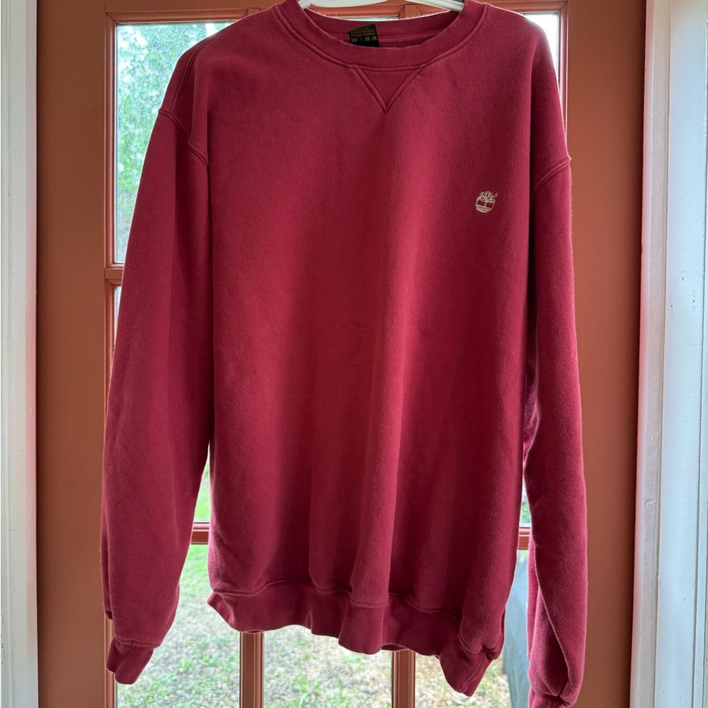 Vintage Timberland Red Crewneck Sweater